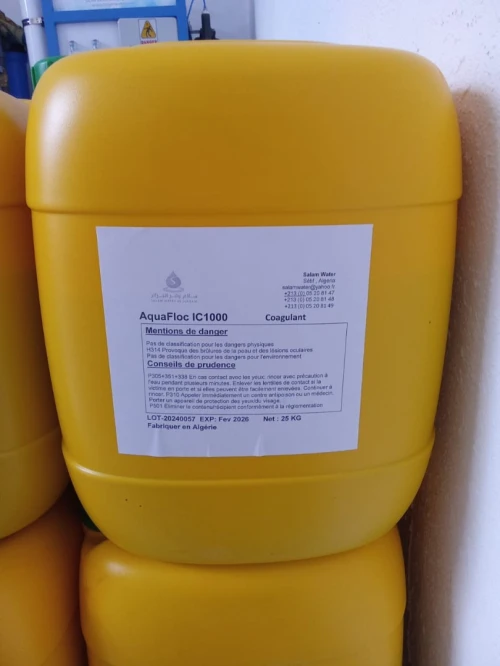 Produits chimiques pour le traitement des eaux 