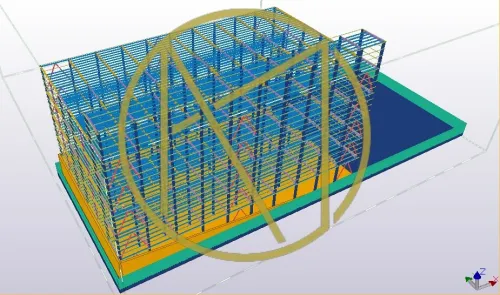 Fabrication hangar Fabrication charpente metallique Fabrication usine  autocad tekla robot