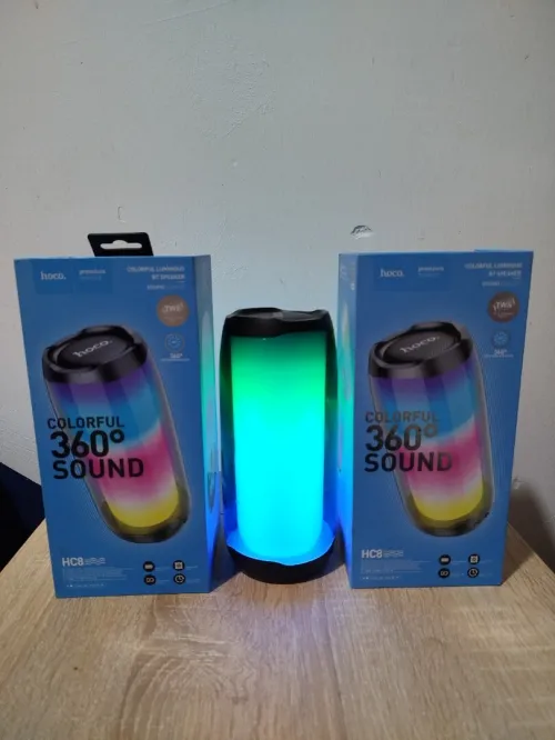 SPEAKER HOCO HC8 LED LUMINEUX