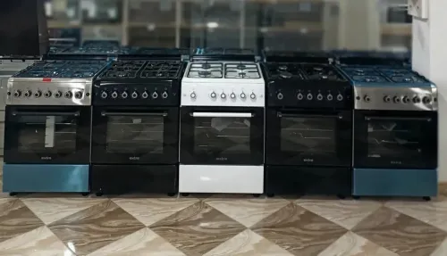 Cuisinière EXTRA 4 feux Inox . NOIR . BLANC 