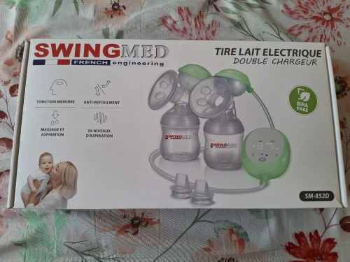 Tire lait électrique double chargeur 