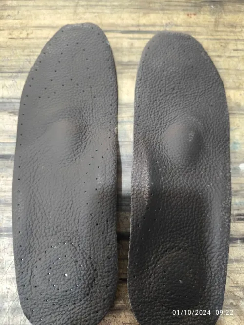 Semelle pied plat cuir 
