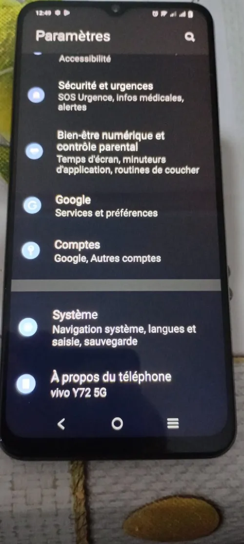 Vivo Y72 5G