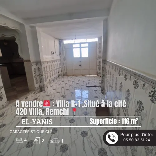 Vente Villa Tlemcen Remchi