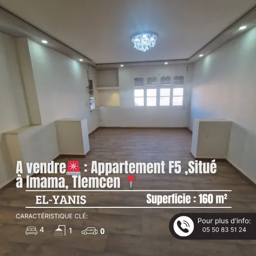 Vente Appartement F5 Tlemcen Tlemcen