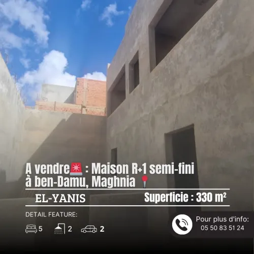 Vente Villa Tlemcen Maghnia