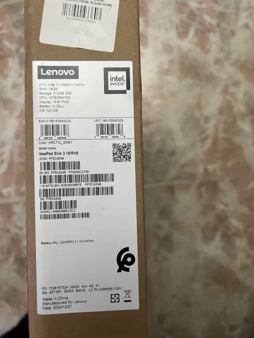 Lenovo ideapad slim 3 i7