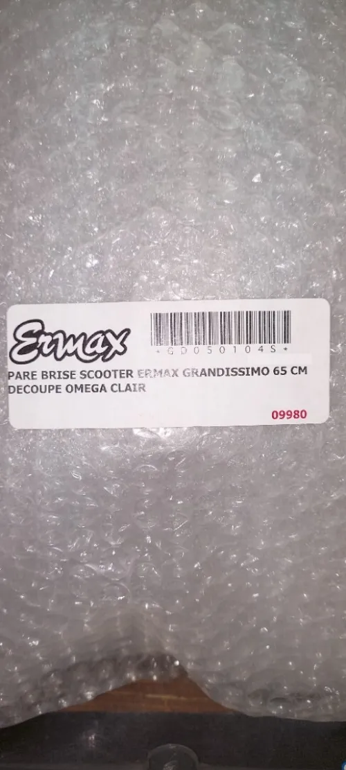 PARE BRISE SCOOTER ERMAX  65CM