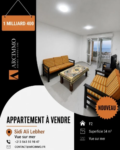 Vente Appartement F2 Béjaïa Bejaia