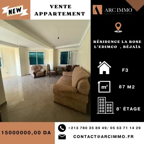 Vente Appartement Béjaïa Bejaia