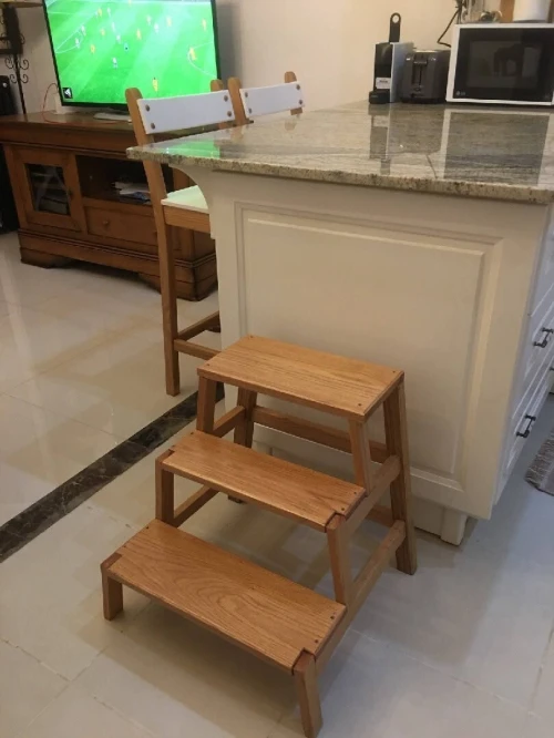 02 chaises hautes + tabouret escabeau de cuisine 