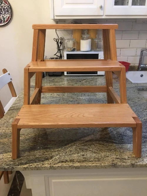 02 chaises hautes + tabouret escabeau de cuisine 