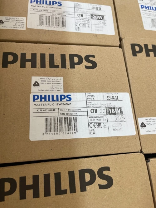 TUBES NEONS PHILIPS  FLUORESCENT ( MADE IN POLAND )