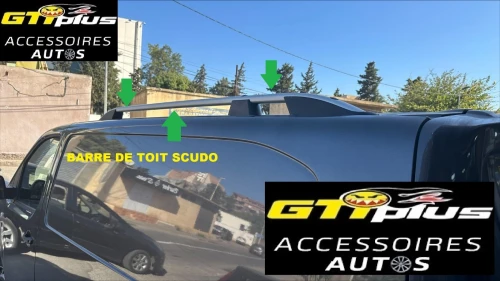 Barres de toit pour Fiat Scudo 2023+ SILVER