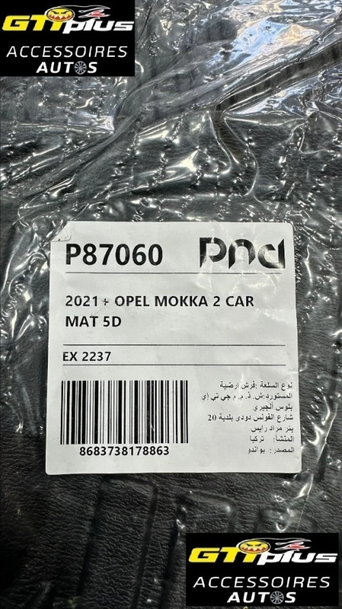 Tapis caoutchouc 3D Opel MOKKA 2023+