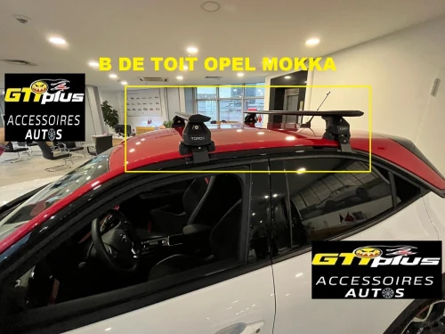 Barres de toit Porte-Bagages Pour OPEL MOKKA 2023+ ORIGINAL