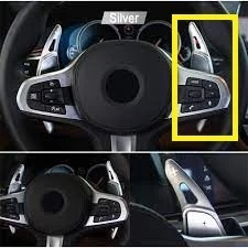 Palettes de changement de vitesse au volant DSG pour BMW Serie 5 G30 SILVER
