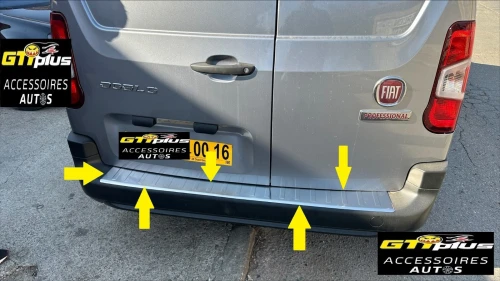 Seuil de chargement pour FIAT DOBLO 2023+ INOX