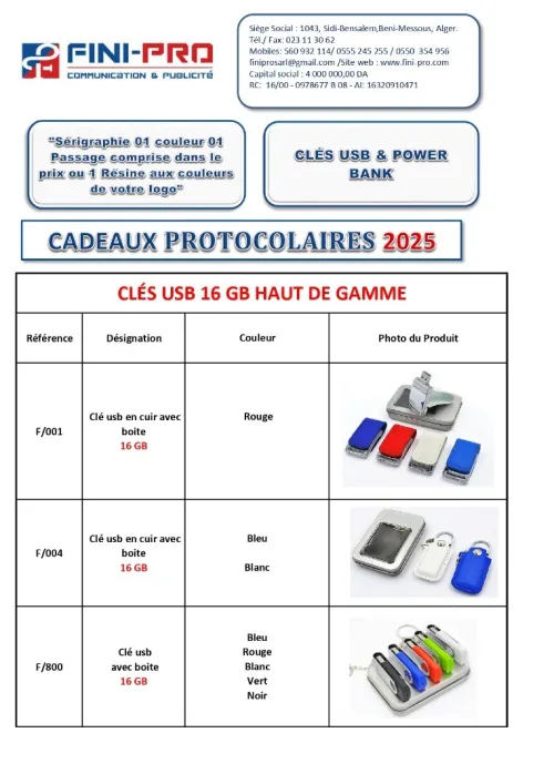 Cadeaux de fin d'année 2026