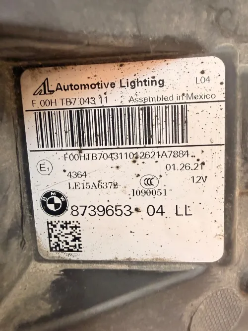 Phare bmw x3 2017 à 2022