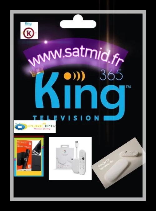meilleurs  Abonnement iptv stable King 365 haut gamme King365  iptv premium Iptv smarters pro KING