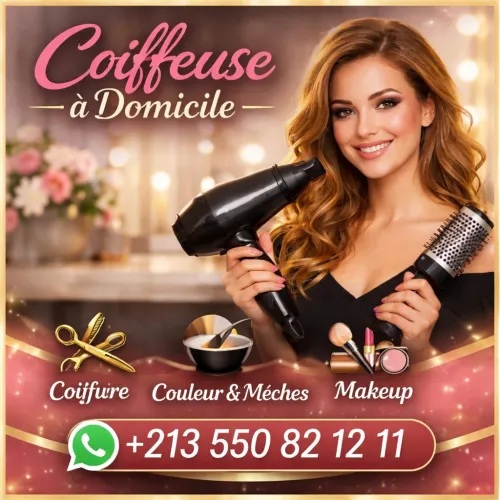 Coiffeuse à domicile Mariage, Soirée, Brushing