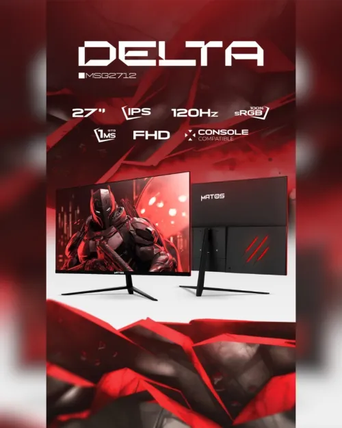 ECRAN MATOS DELTA MSG2712 27" FHD 120Hz Fast IPS 1Ms Console compatible VRR & ALLM