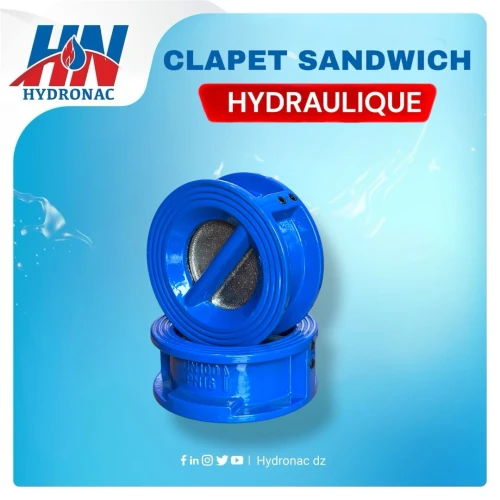 Clapet Sandwich anti retour a Double Battant