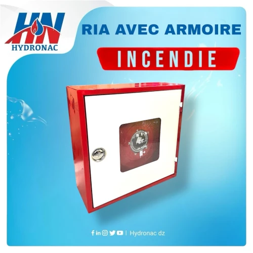 ROBINET D'INCENDIE ARME (RIA) avec ARMOIRE