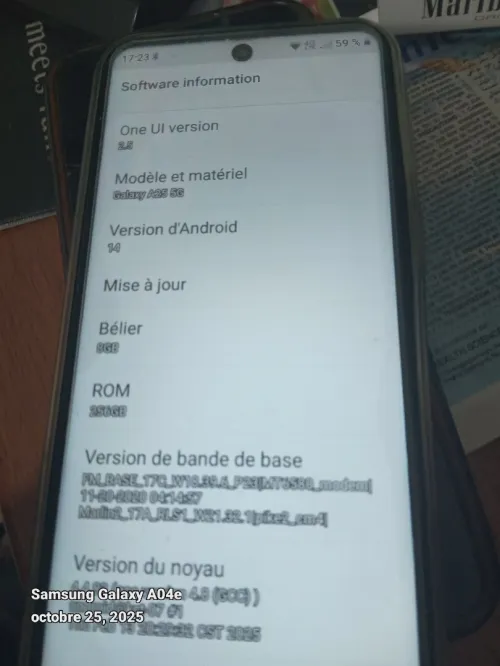 Samsung Galaxie A25 5G