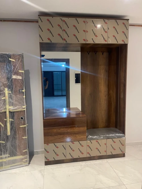 Meuble d'entrée moderne NEUF Avec assise LED et rangement Livraison & montage OFFERTS