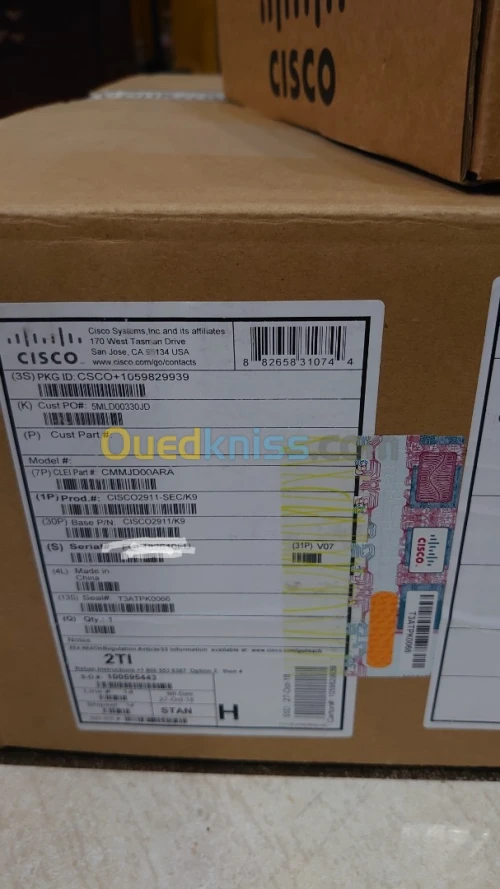 KIT Routeur Cisco 2911-SEC/K9 HWIC-1T SM-NM-ADPTR X21MT