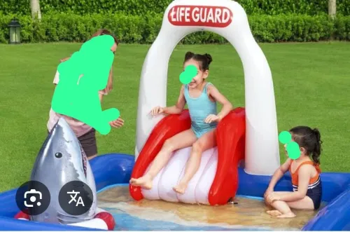 Piscine Bestway toboggan aire de jeux 