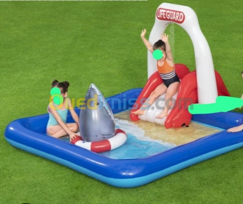 Piscine Bestway toboggan aire de jeux 