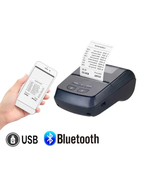 Imprimante Ticket XPRINTER XP-P801A USB + Bluetooth avec pochette