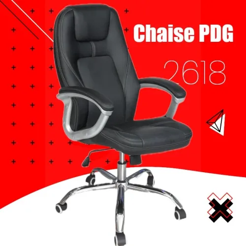 Chaise PDG 2618 Noir