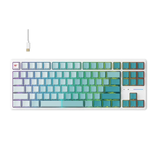 Clavier Havit KB901L Mécanique RGB Red Switch (Format Ultra-Compact 75%)