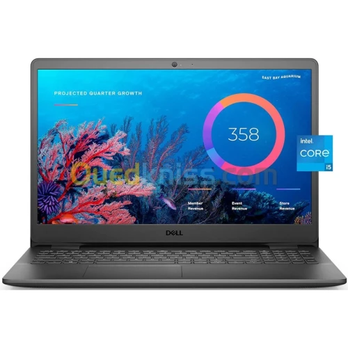 Laptop Dell 15 Core I5-1135G7/8Go/1To+256Go Ssd/Ecran 15.6 Full HD /WI