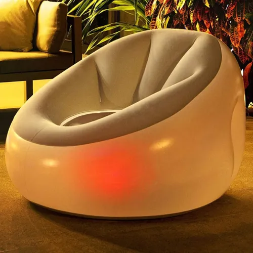Fauteuil Gonflable avec LED Intégrée