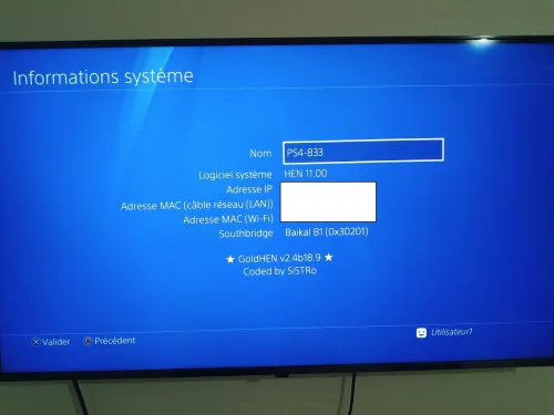 PS4 pro flashé 1TO ver 11.00