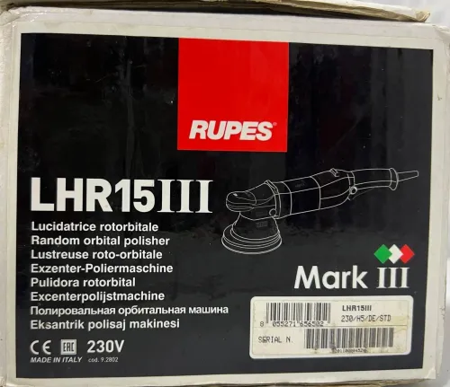 POLISSEUSE RUPES ORBITALE  - BIGFOOT LHR15 MARK III ÉTAT NEUF