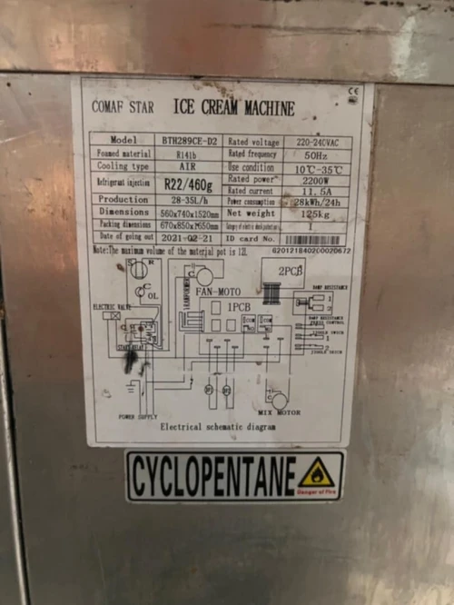 machine glace 