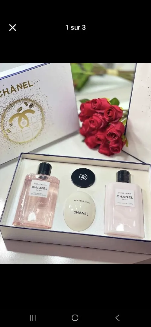 Coffret Chanel + Vaseline rosy lips