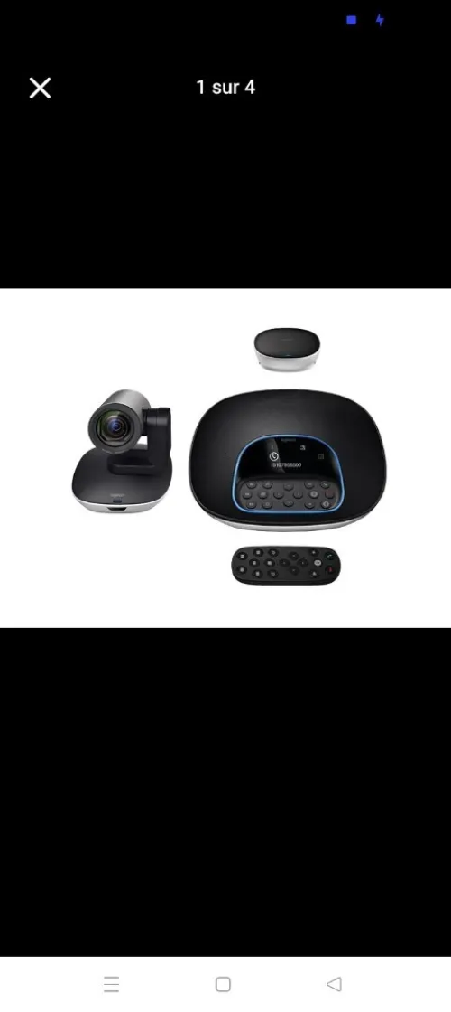 Camera visioconférence logettech groupe