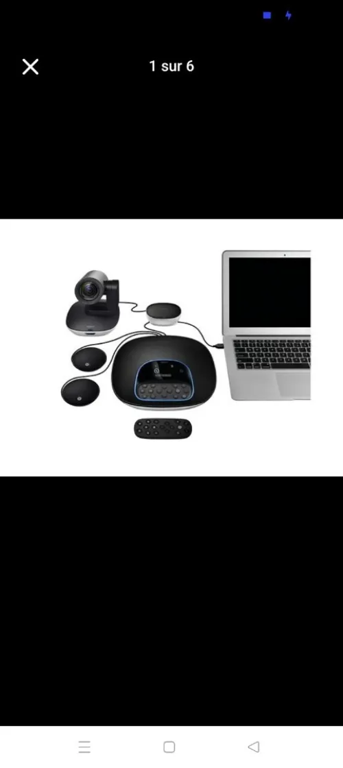 Camera visioconférence logettech groupe