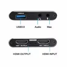 Carte de capture vidéo HD compatible avec USB, boîtier statique de caméra HdTV