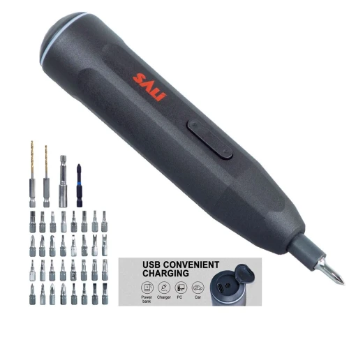 Tournevis Électrique Sans Fil SALI 39 en 1 Batterie Lithium 1200mAh  مفك براغي كهربائي