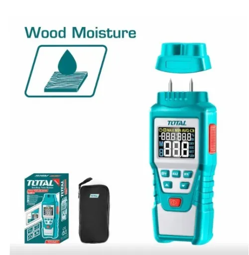 Humidimetre numerique du bois TETWM01 TOTAL
