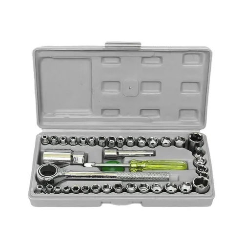 Caisse à outils 40PCS avec cliquet