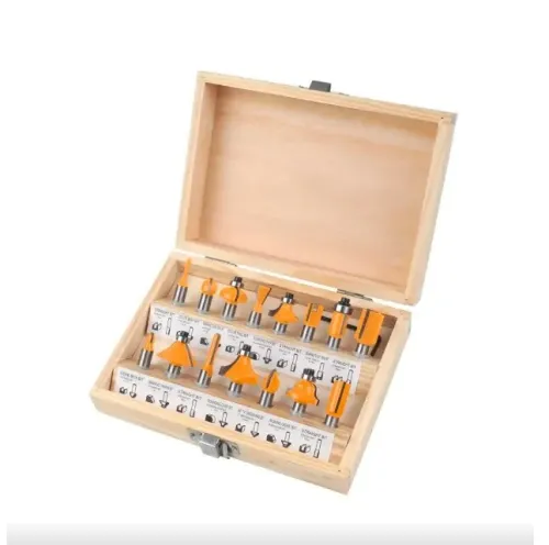 Ensemble d'embouts de toupie en carbure 15 piéces 75681 TOLSEN